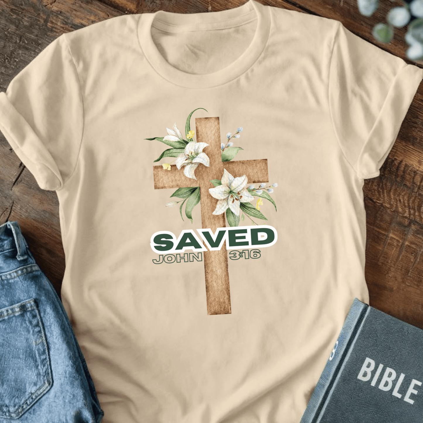 Saved Cross T-Shirt