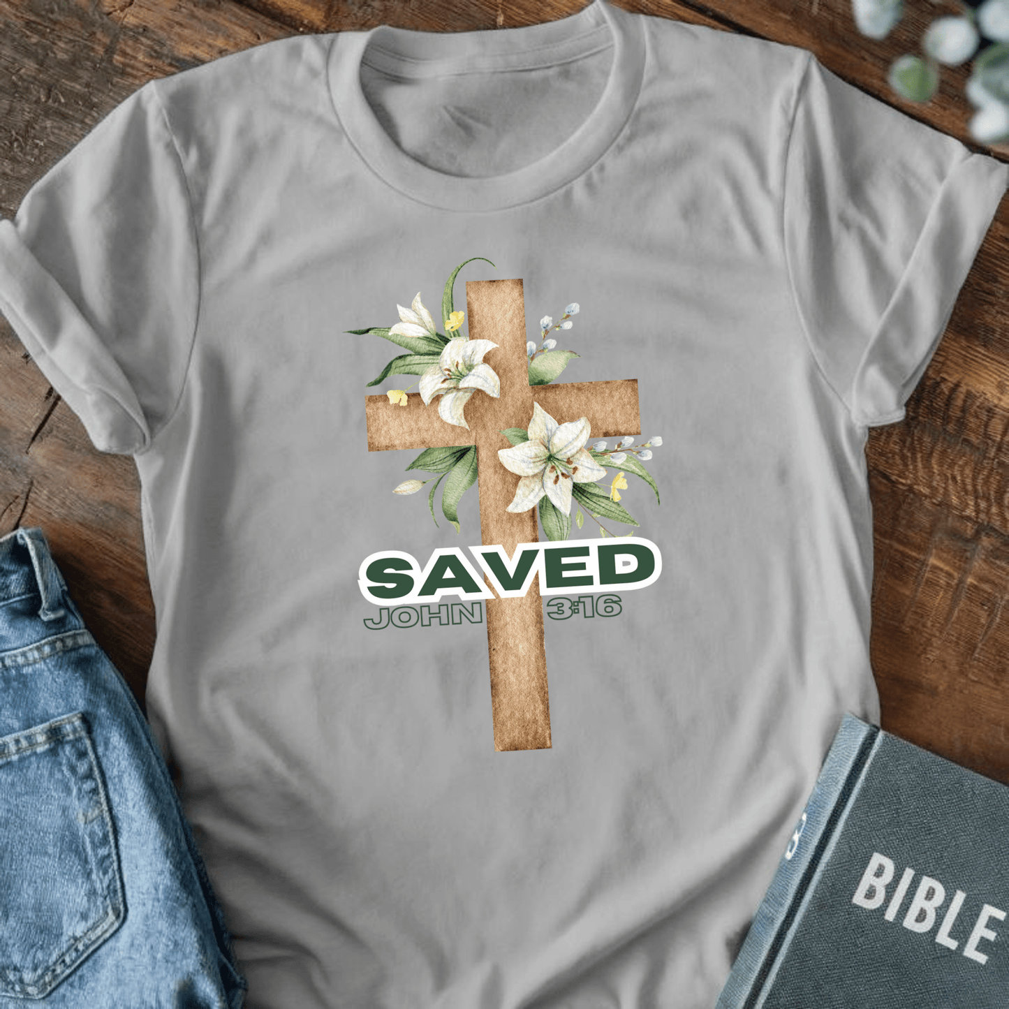 Saved Cross T-Shirt