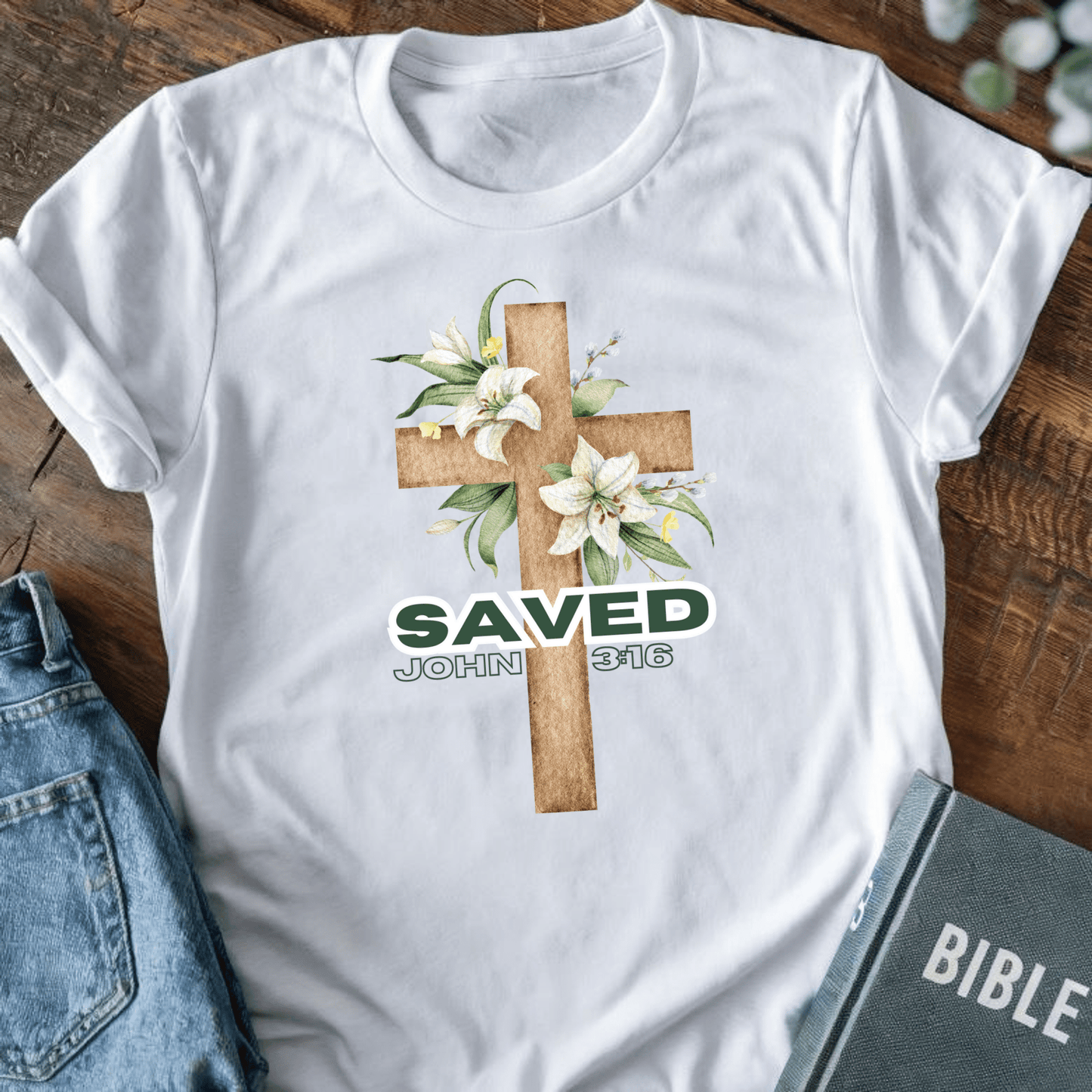 Saved Cross T-Shirt